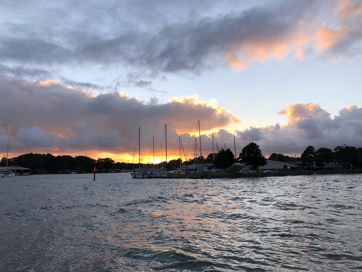 deltaville sunset